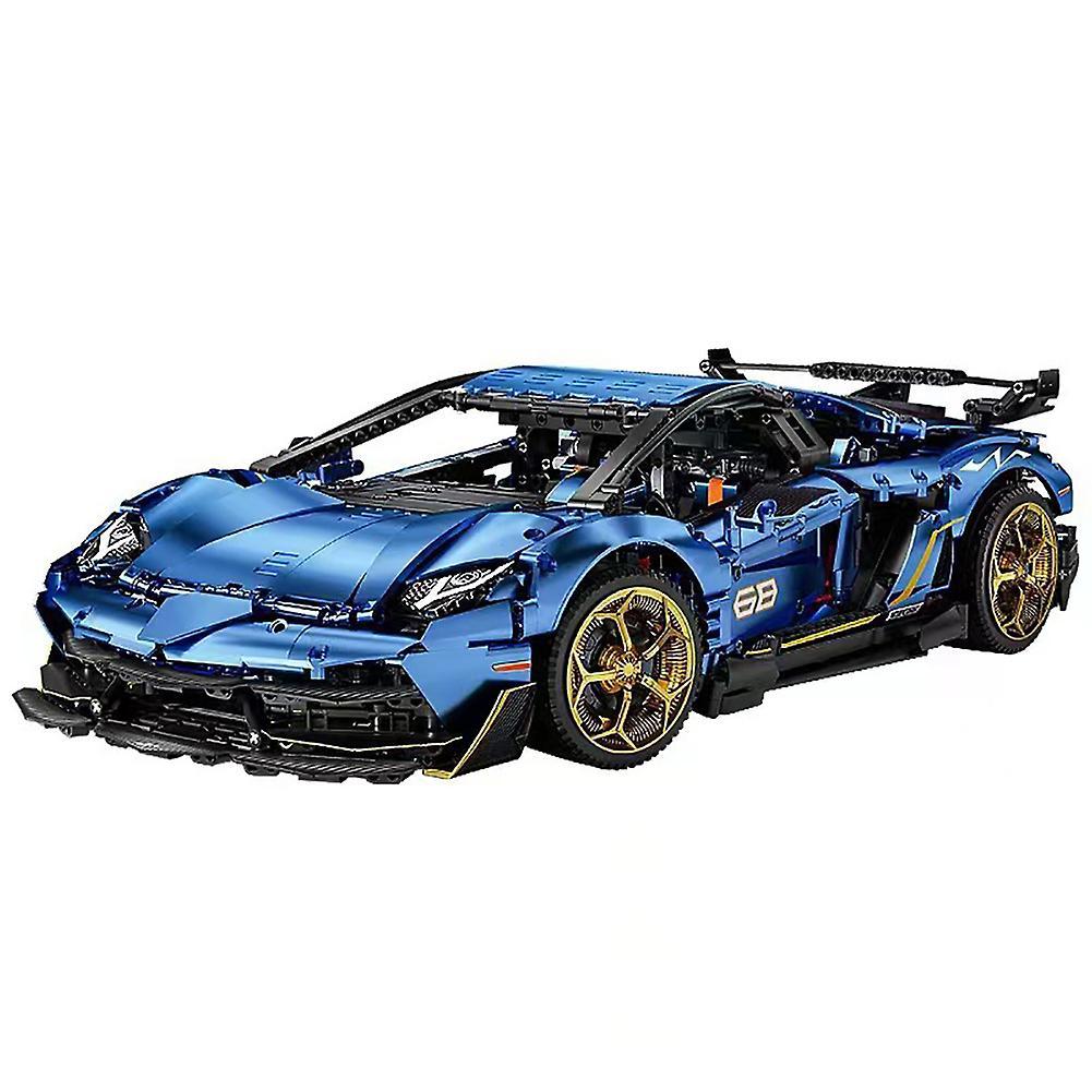 Nbxxl Technology Mechanical Lambo Svj1:8 Sports Car Model Ornament Building Block Toy Boy Gift