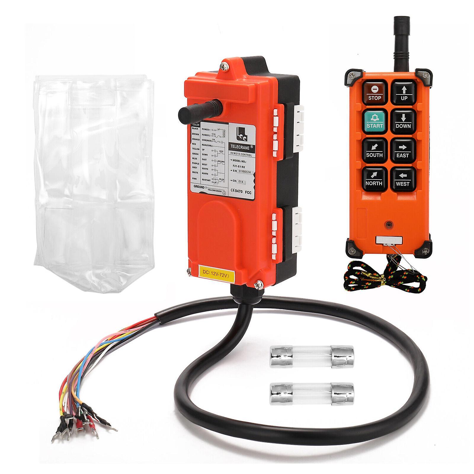 Niutuo F21-E1B Industrial Wireless Crane Remote Control - IP65, 100m Range, DC12-72V