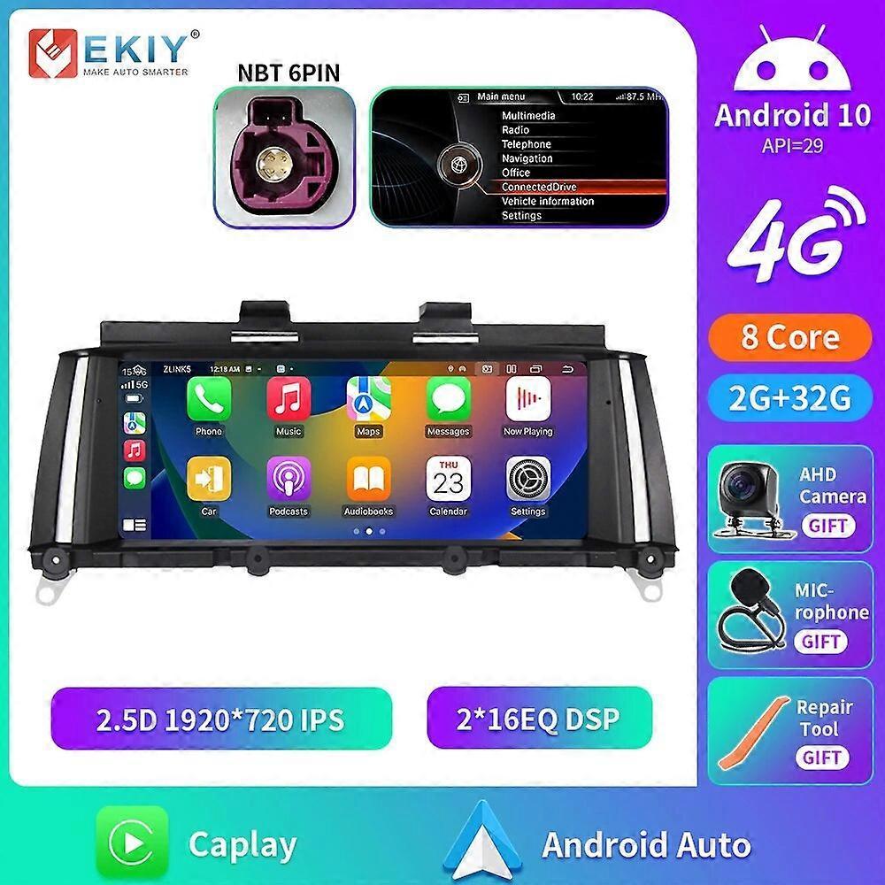 Redkid 8G 256G For BMW X3 F25 X4 F26 2010 - 2017 Car Radio Multimedia Video Player Navigation GPS Android Auto Carplay 2 Din DVD 2G 32G NBT