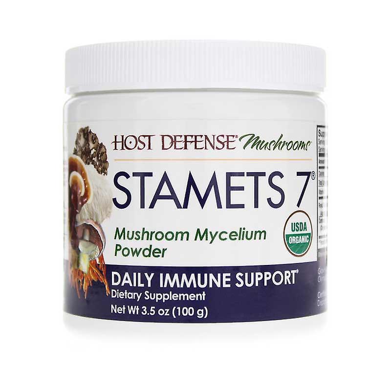 Host Defense Stamets 7 Powder 100 G - Immune, Cordyceps, Reishi, Lion's Mane