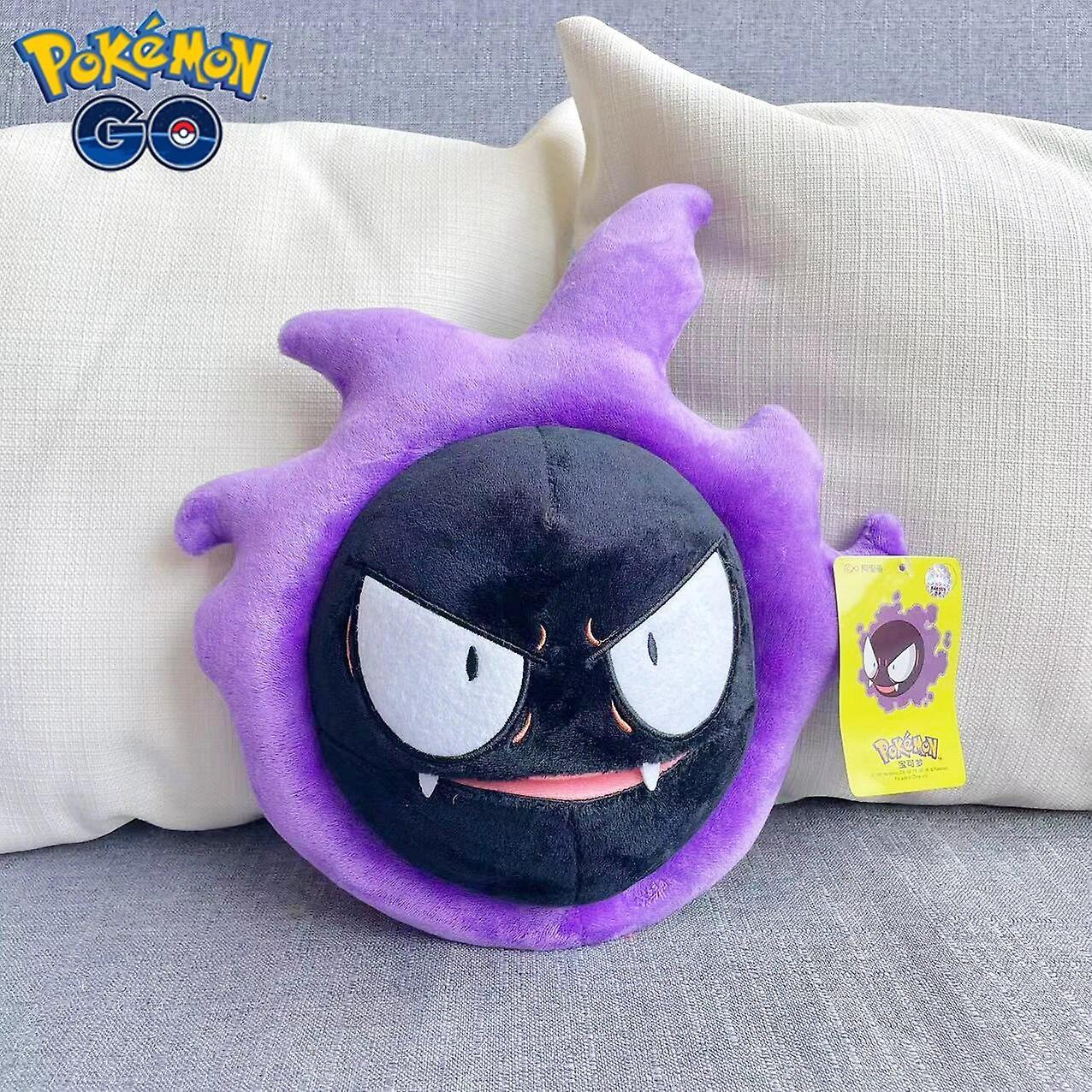 Begleri 25-30cm Kawaii Ghost  Gastly Haunter Gengar Plush Toy Stuffed Anime Decor Soft Doll Cartoon Sofa Pillow Cute Gift For Kid