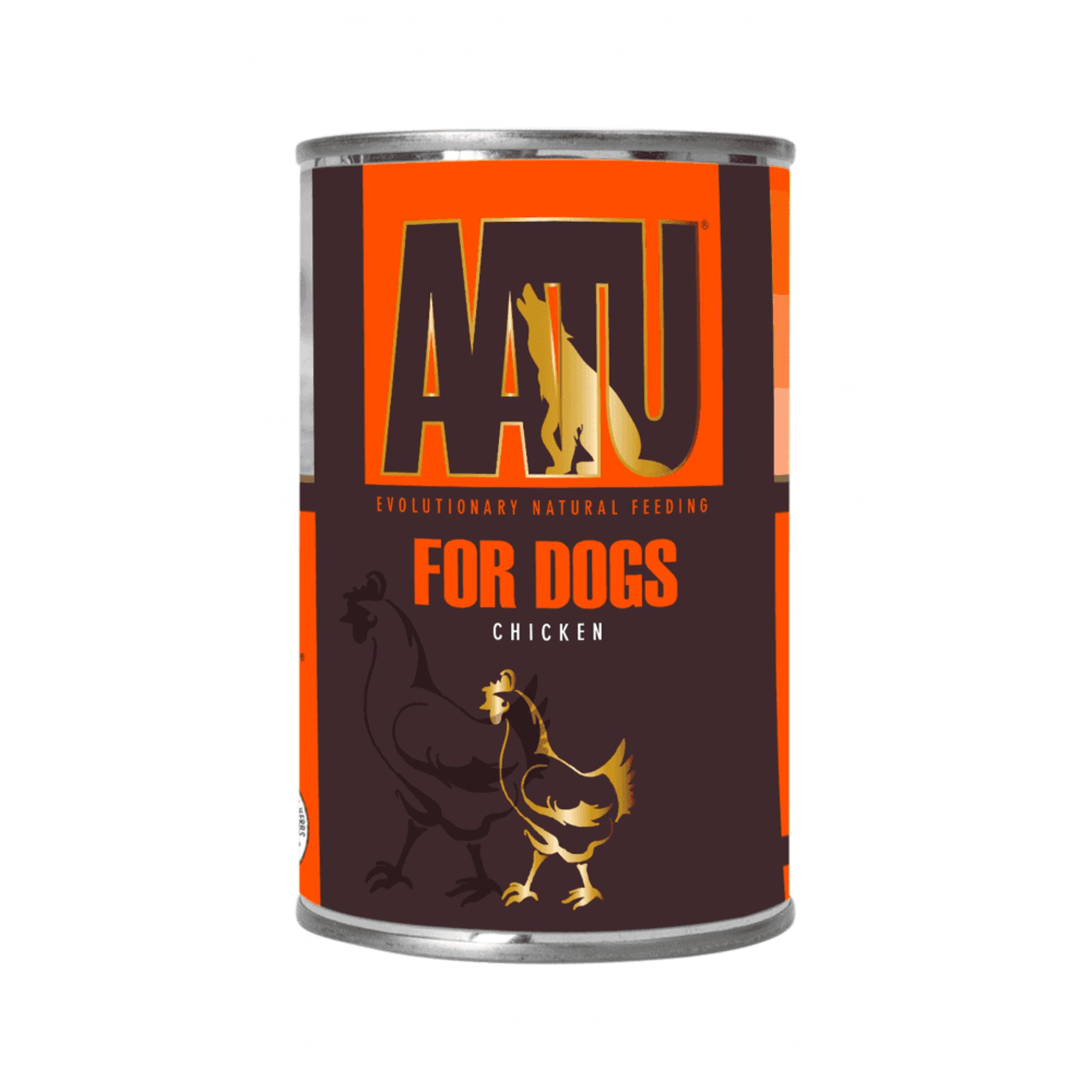 AATU Dog Adult Chicken Dog Wet Food 4 x 400g