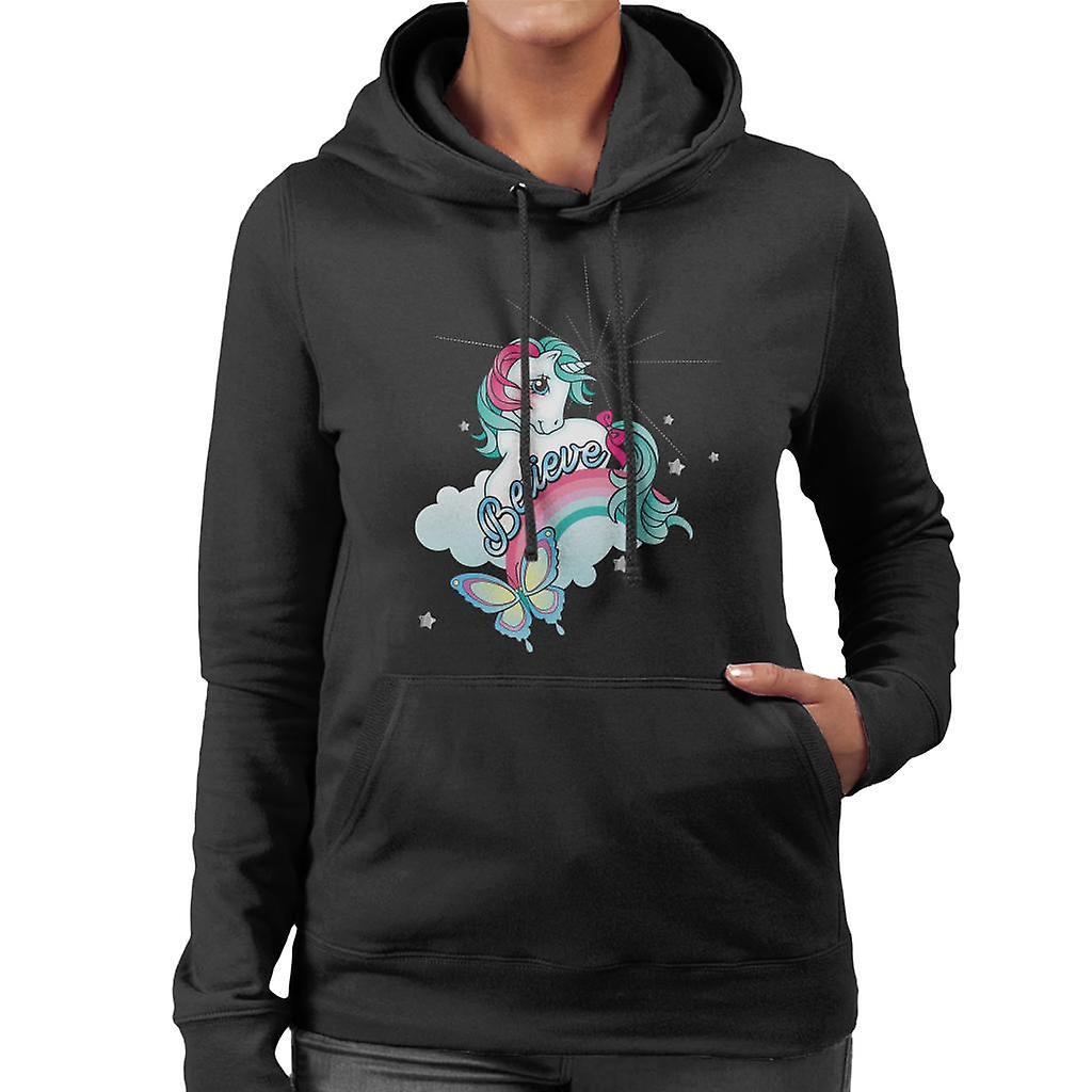 My Little Pony Believe Women's Hooded Sweatshirt Black X-Large