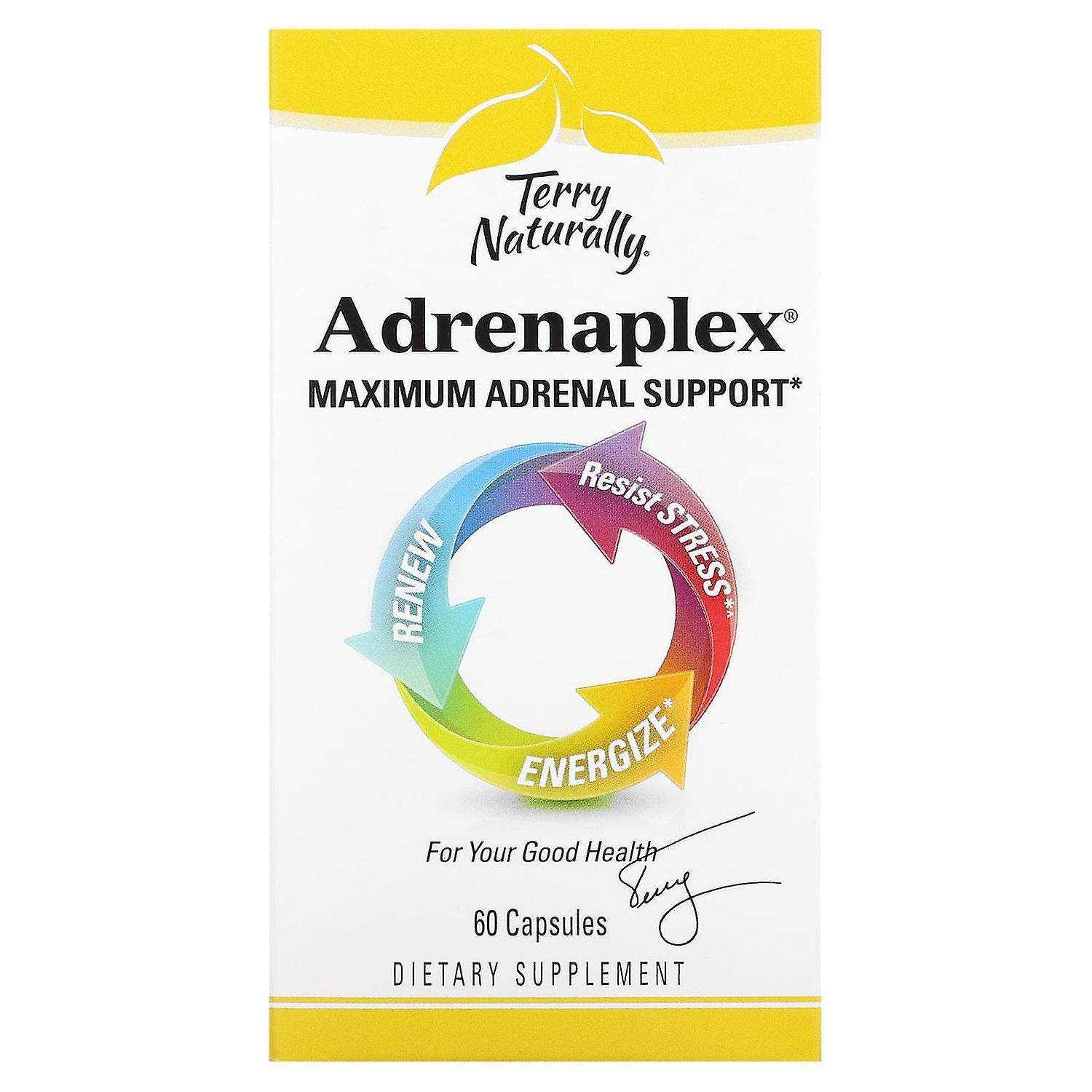 Terry Naturally, Adrenaplex, Maximum Adrenal Support, 60 Capsules