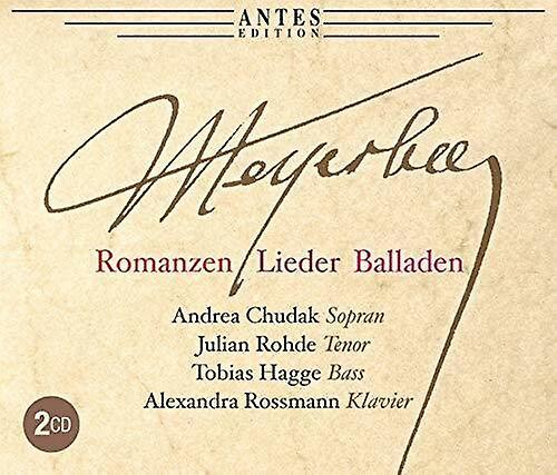 Antes Meyerbeer / Chudak / Rossmann - Romanzen & Lieder & Balladen  [COMPACT DISCS] 2 Pack USA import