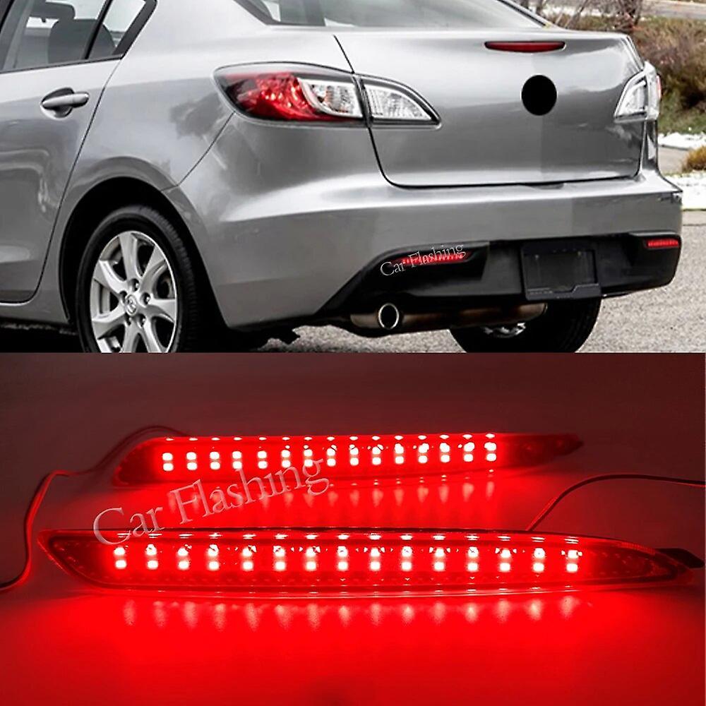 Scitoo CSCSNL 2Pcs LED Car Reflector Tail Brake Lights For Mazda 3 2010 2011 2012 2013 2014 2015 Rear Bumper Warning Lamp Accessoris CHINA