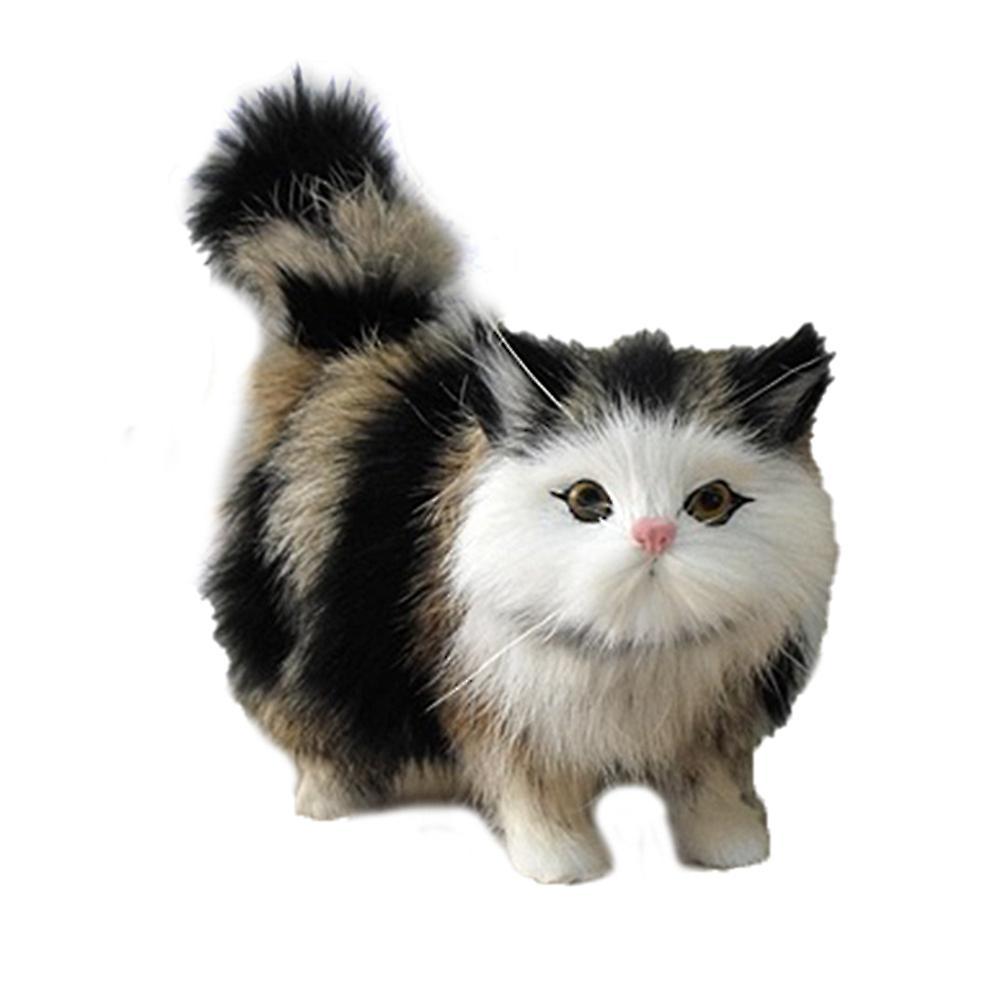 Fluffy Plush Cat Toy Christmas Birthday Gift Fluffy Plush Cat Stuffed Animal Toy