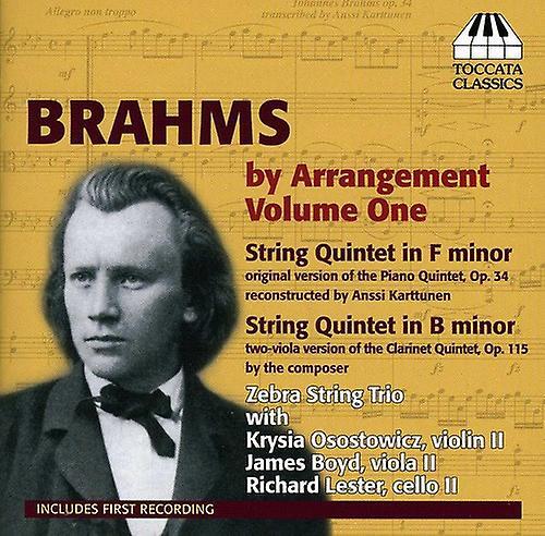 Toccata Zebra String Trio - Brahms By Arrangement 1 / String Quintets  [COMPACT DISCS] USA import