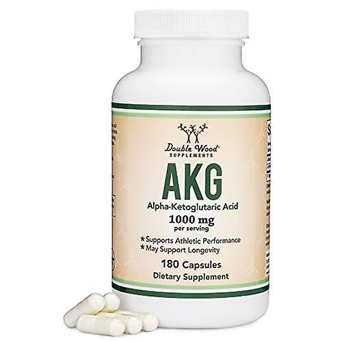 Double Wood Supplements Akg supplement (alpha ketoglutaric acid) 1,000mg