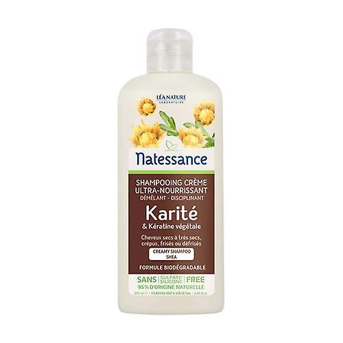 Natessance Shea Cream & Vegetable Keratin Shampoo 250 ml