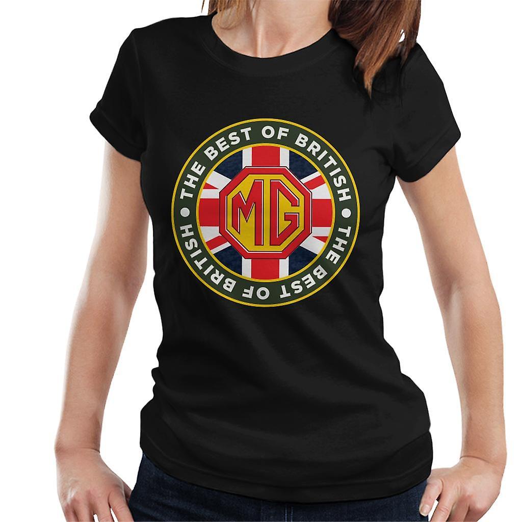 MG The Best Of British Motor Heritage Women's T-Shirt Black XX-Large