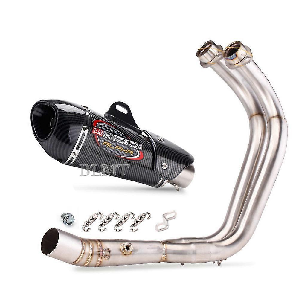 Arysiedder For Yamaha MT-07 FZ-07 MT07 FZ07 XSR700 2014-2023 Motorcycle sc Exhaust Front Pipe yoshimura Muffler System  Escape A8