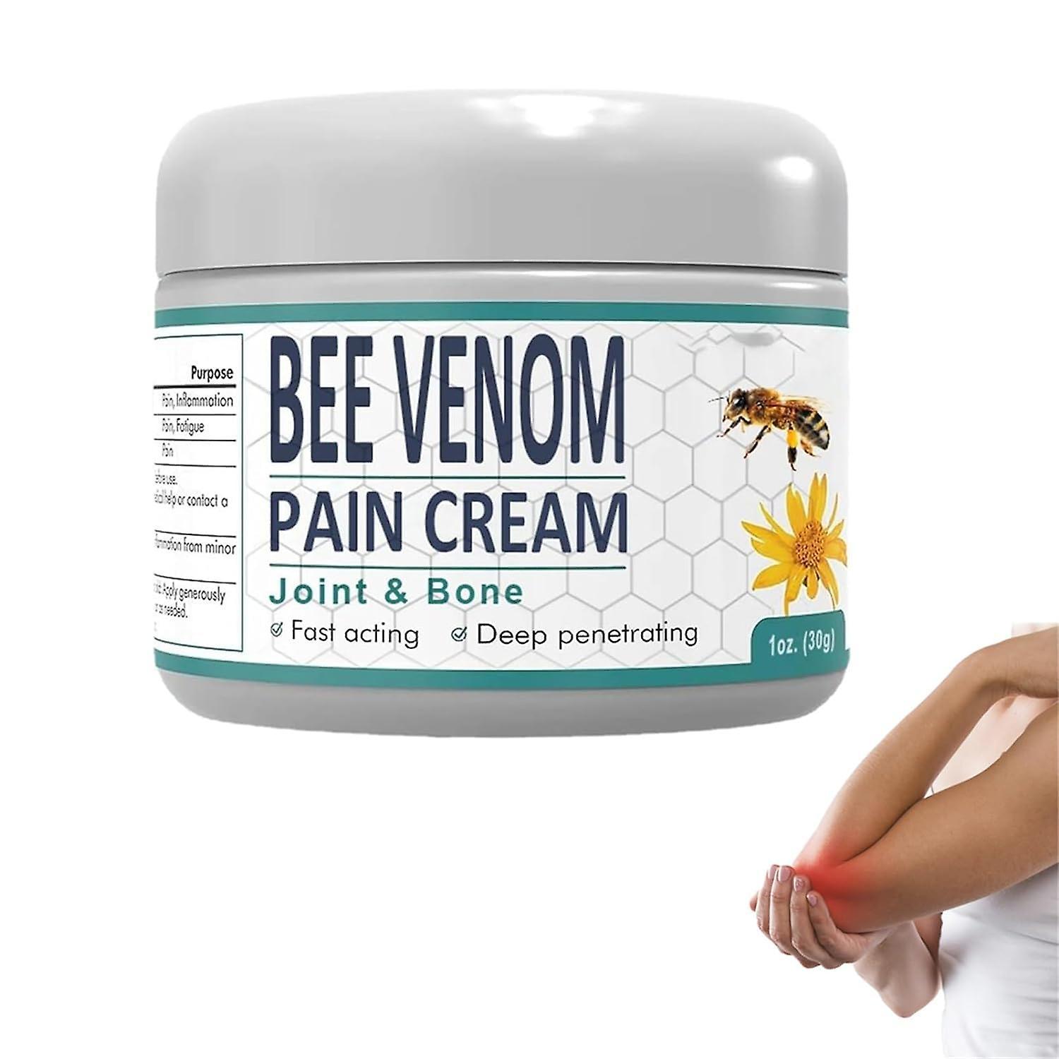 Fongwan Bee Venom Joint Relief Cream, Bee Venom Pain Relief Ointment Intensive For Joint & Bone Therapy, Arthritis Cream Soothing Massage Cream 3pc...