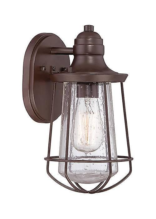 Marine 1 Light Small Outdoor Wall Lantern Western Bronze IP44 E27