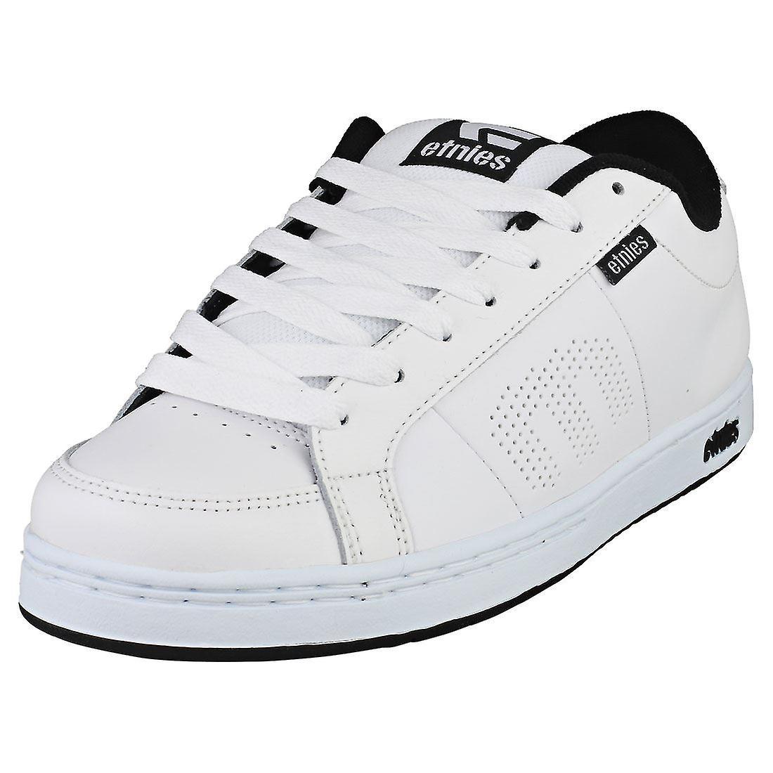 Etnies Kingpin Mens Skate Trainers in White Black 8.5 UK