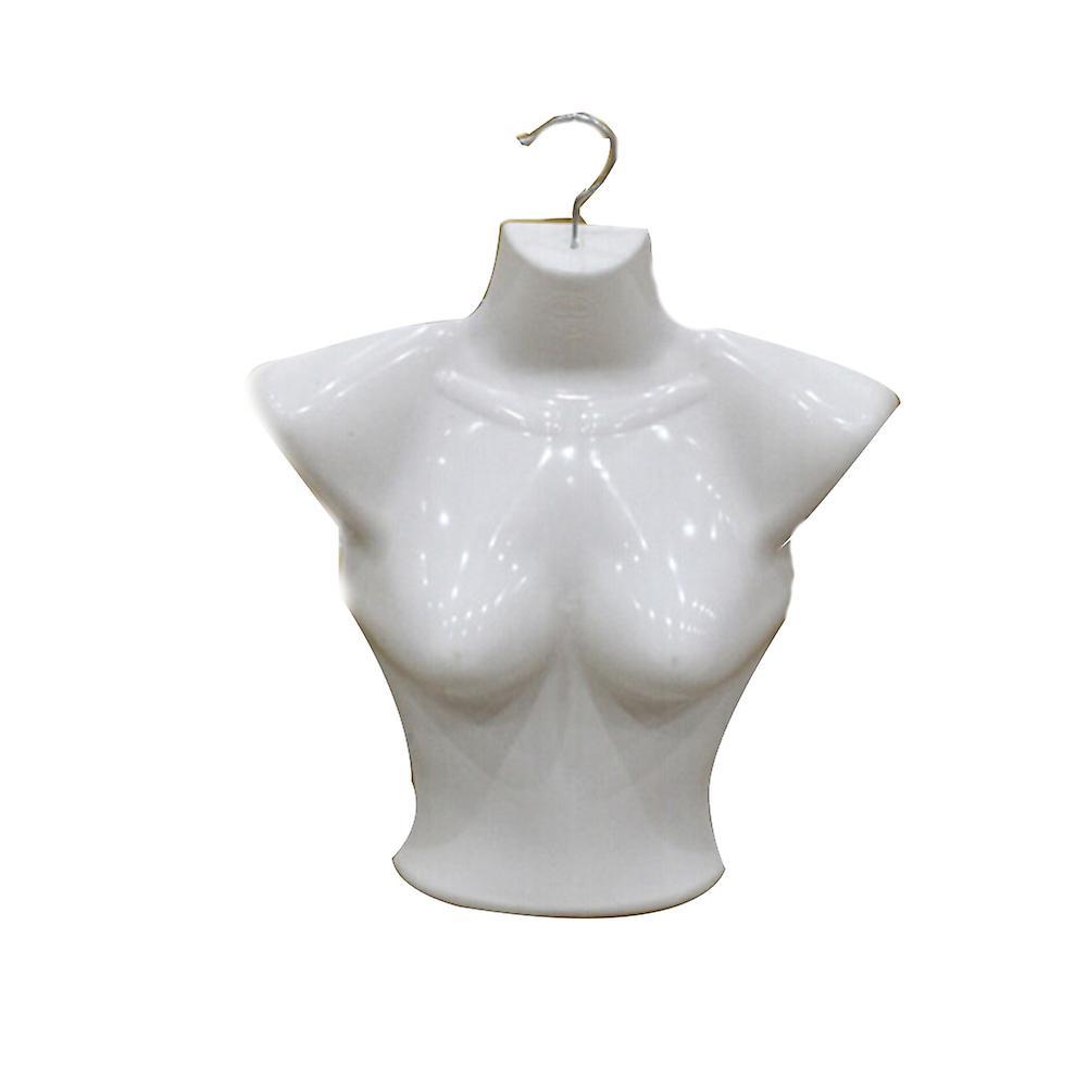 Hopeup Plastic Half Body Female Mannequin Torse Underwear Clothing Form Display Rack