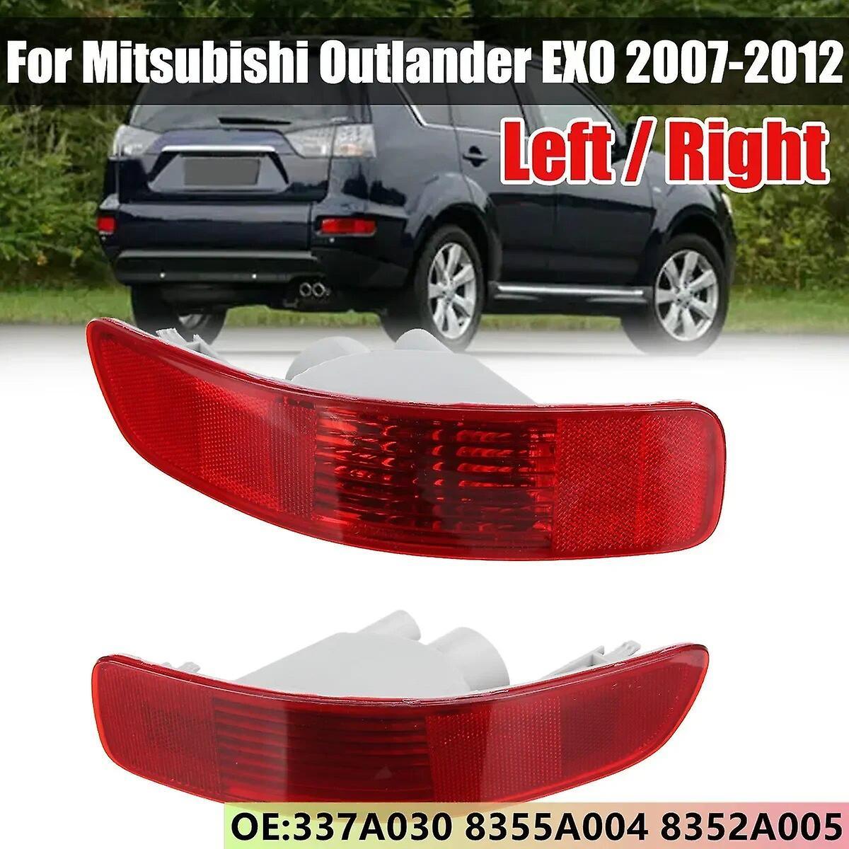 Scitoo Car Rear Bumper Lamp Reflector Fog Light For Mitsubishi Outlander Ex 2007-2012 8355a004 8352a005 Rear Bumper Reflector Light Only Left