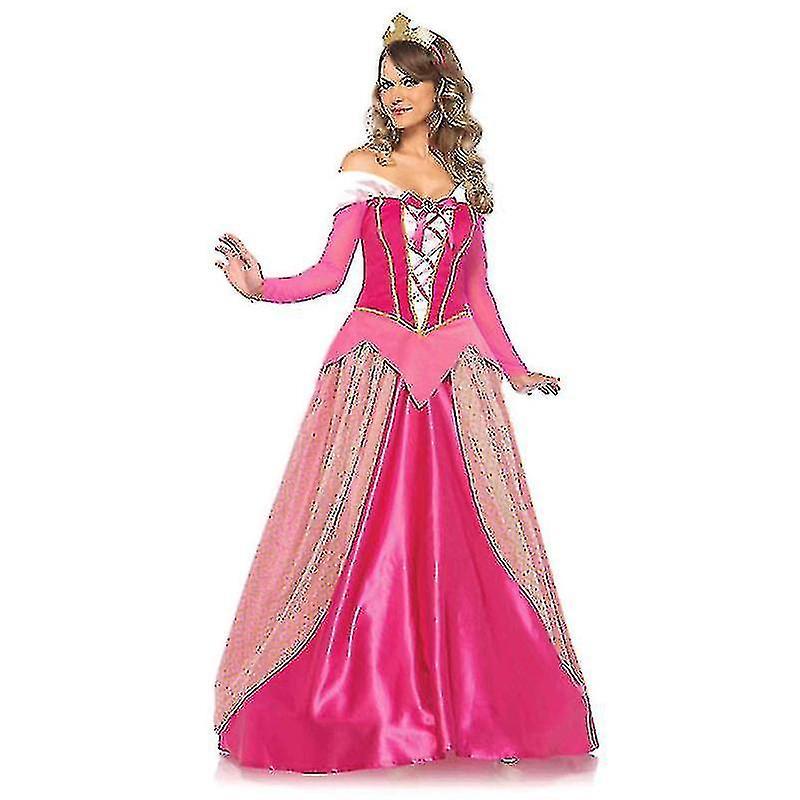 Santic Carnival 2024adult Aurora Princess Dress Costume Womens Halloween Cosplay Gown S