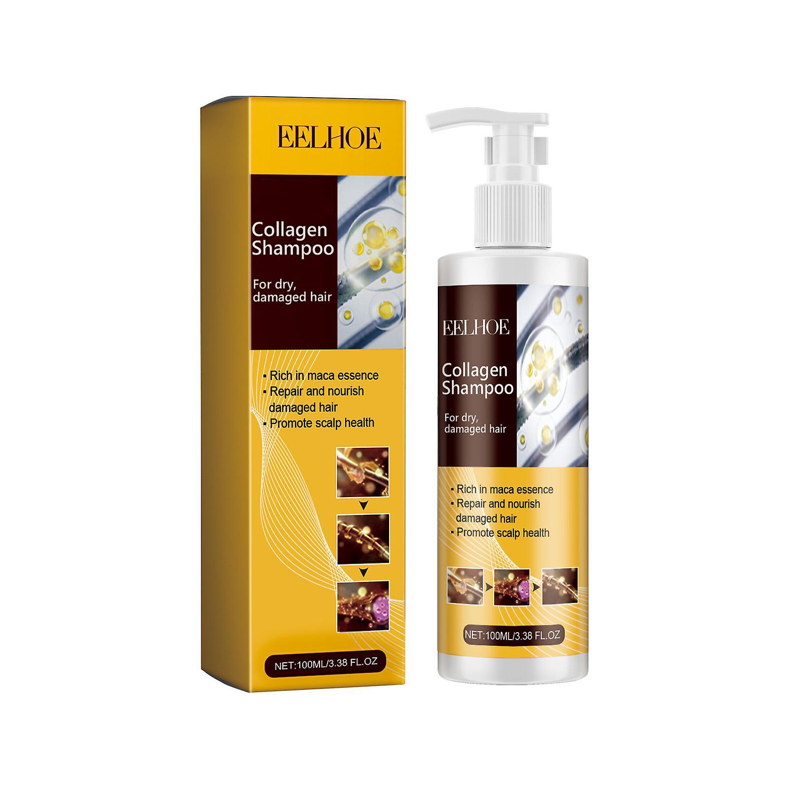 Fruushop Collagen Hair Deep Repair Conditioning Argan Oil Collagen Hair Mask Shampoo A