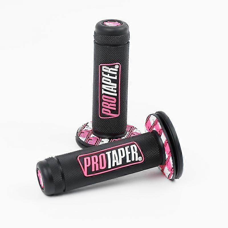 Redkid Handlebar Grip Gel Brake Handle Rubber for 7/8" Motorcycle For CRF EXC YZF Protaper Pro taper Motorcross Dirt Pit Bike pink PRO