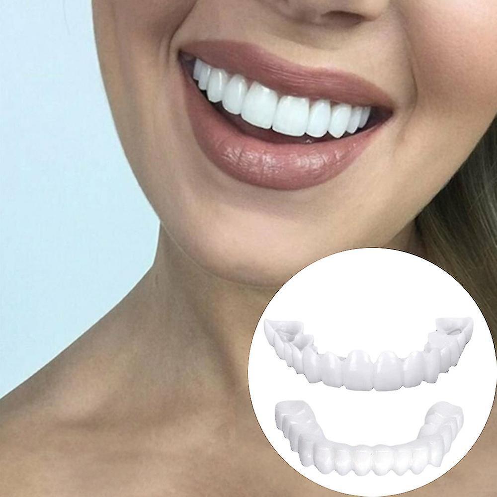 DUQI Smile Dental False Teeth Cover Perfect Smile Veneers Comfort Fit Flex Denture Teeth