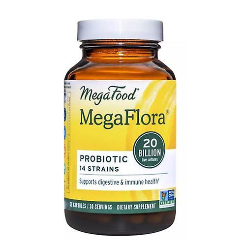 MegaFood MegaFlora Probiotic, 30 Caps (Pack of 1)