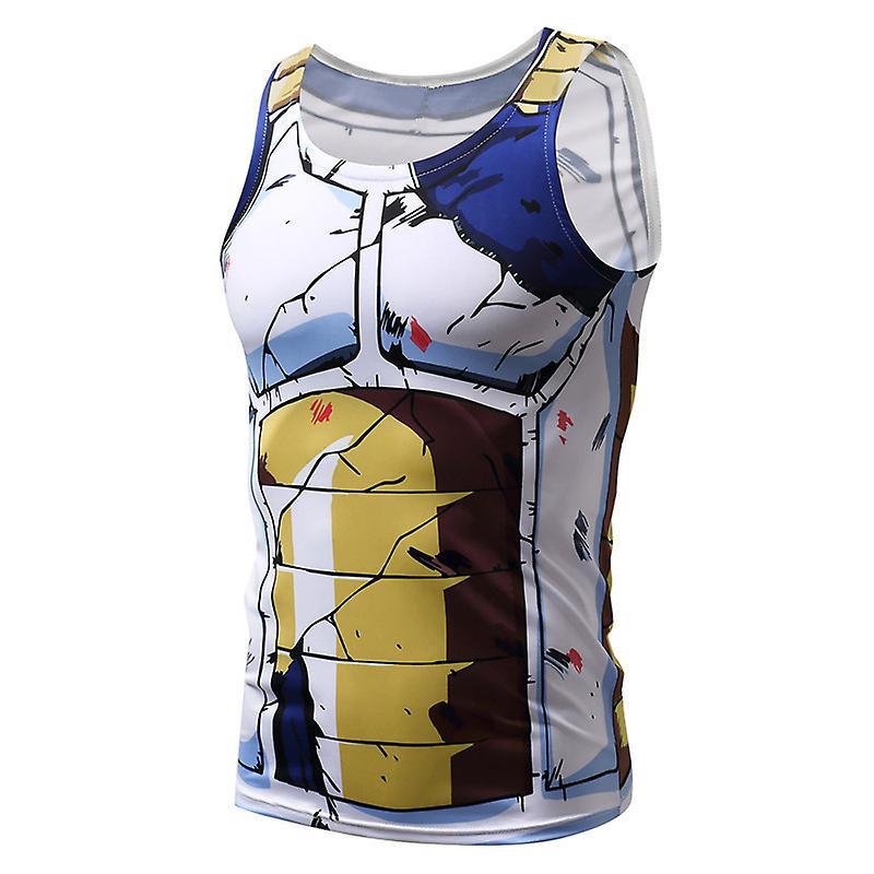 Fsu 3d Dragon Ball T Shirt Slim Fit Homme Compression Costume Vegeta Tshirt Son Goku Men Fitness Leggings Shorts Sportwear T-shirts M vest 64