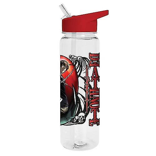 Death Note Chains Of Fate Plastic Water Bottle White/Red/Black One Size