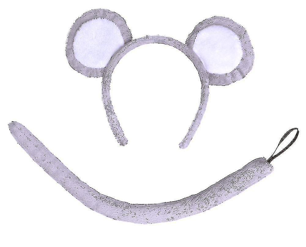 Mlsilm Mouse Set Grey (ears + Tail)