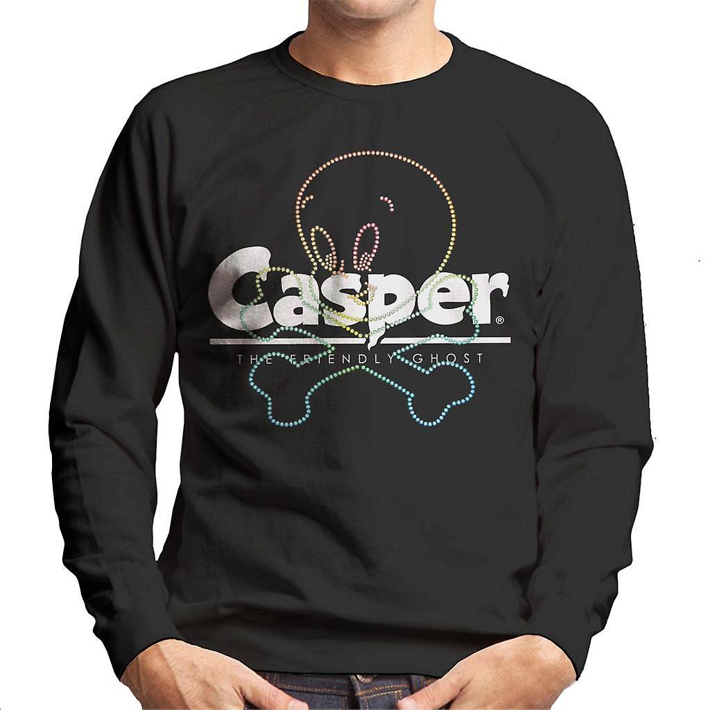 Casper The Friendly Ghost Crossbones Men's Sweatshirt Black Medium