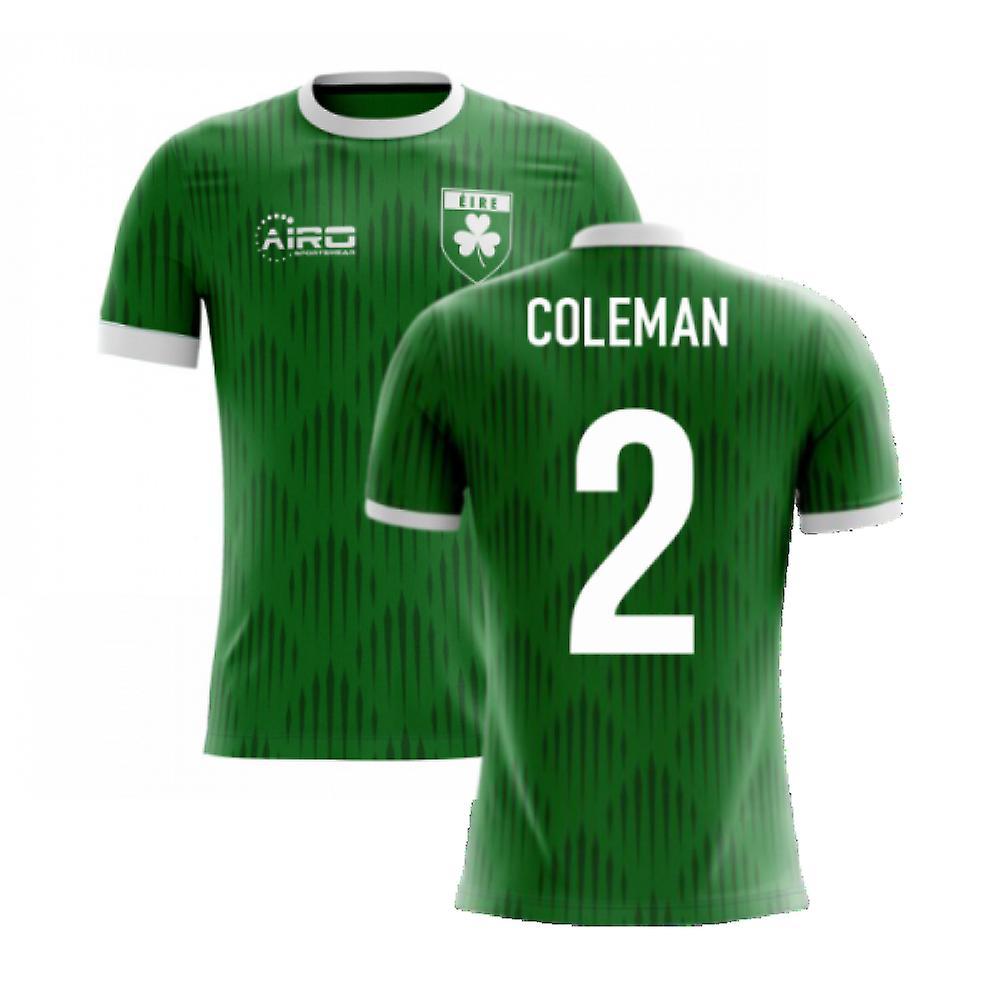 Airo Sportswear 2022-2023 Ireland Airo Concept Home Shirt (Coleman 2) Green Medium 38-40 inch Chest (96-104cm)