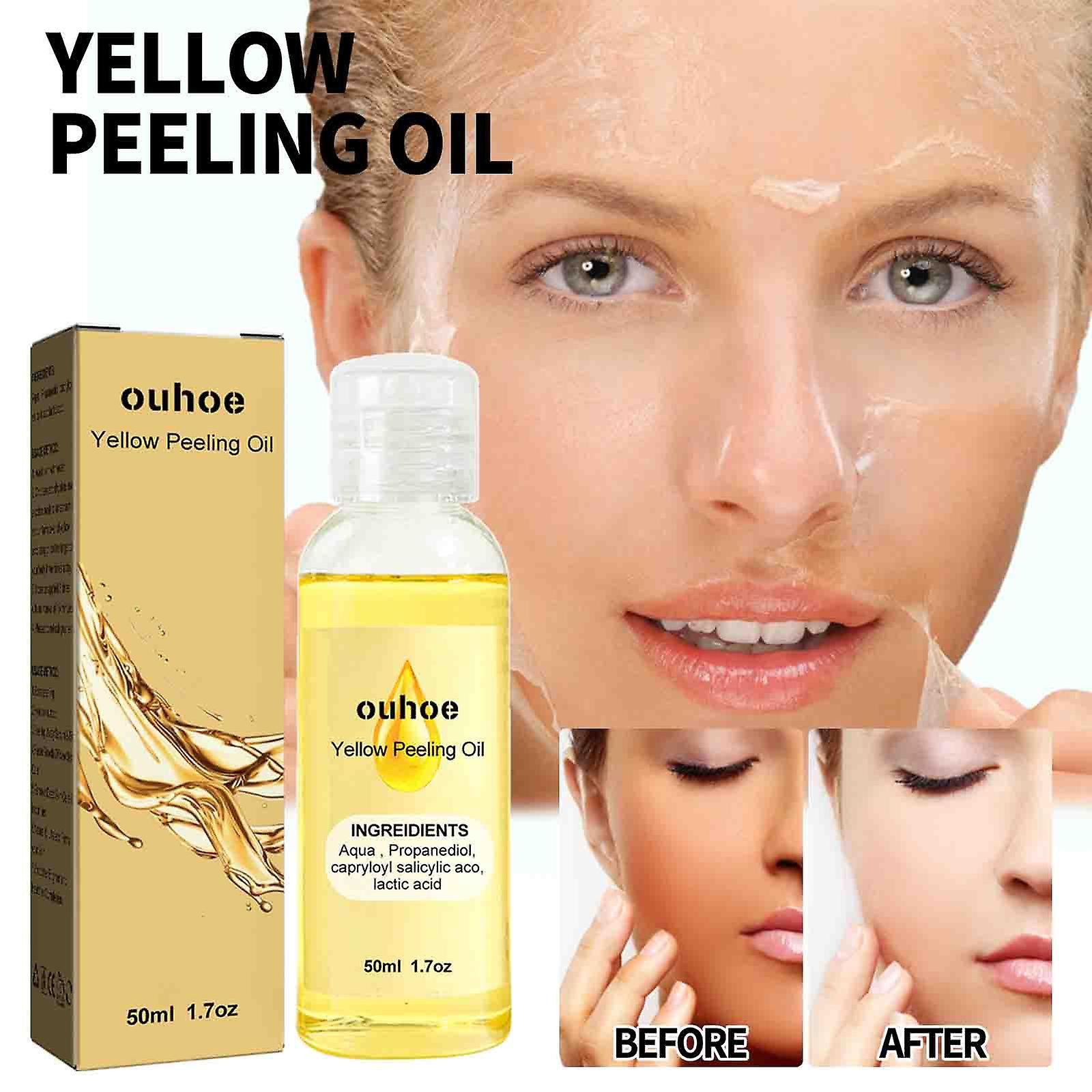 Flye Whitening And Spots Removing Exfoliating Skin Whitening And Moisturizing Oil 50ml Yellow