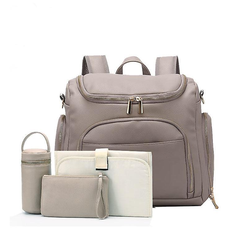 The Brands Market Four pieces mummy backpack Grey