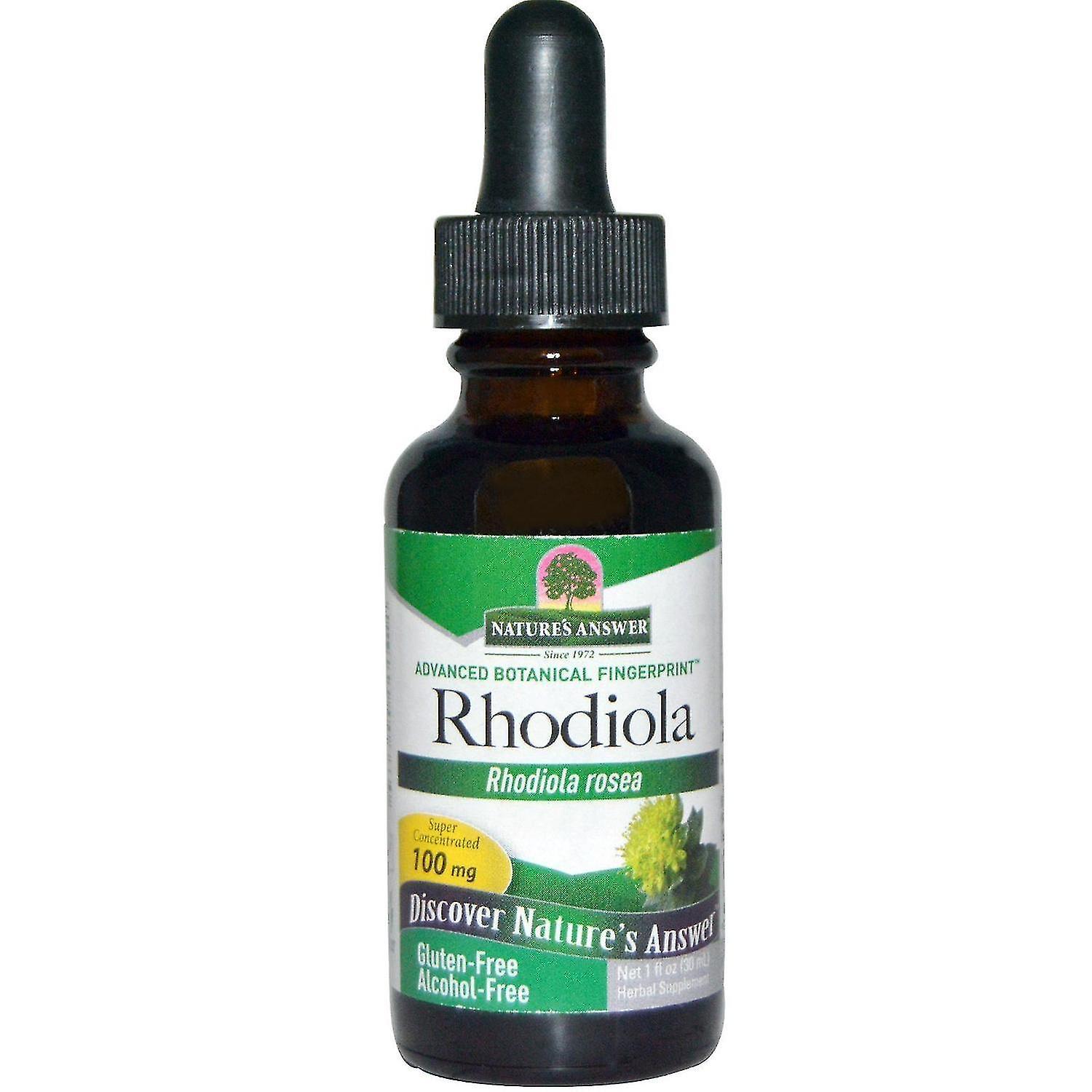 Nature's Answer, Rhodiola, Rosea, 100 mg, 1 fl oz (30 ml)