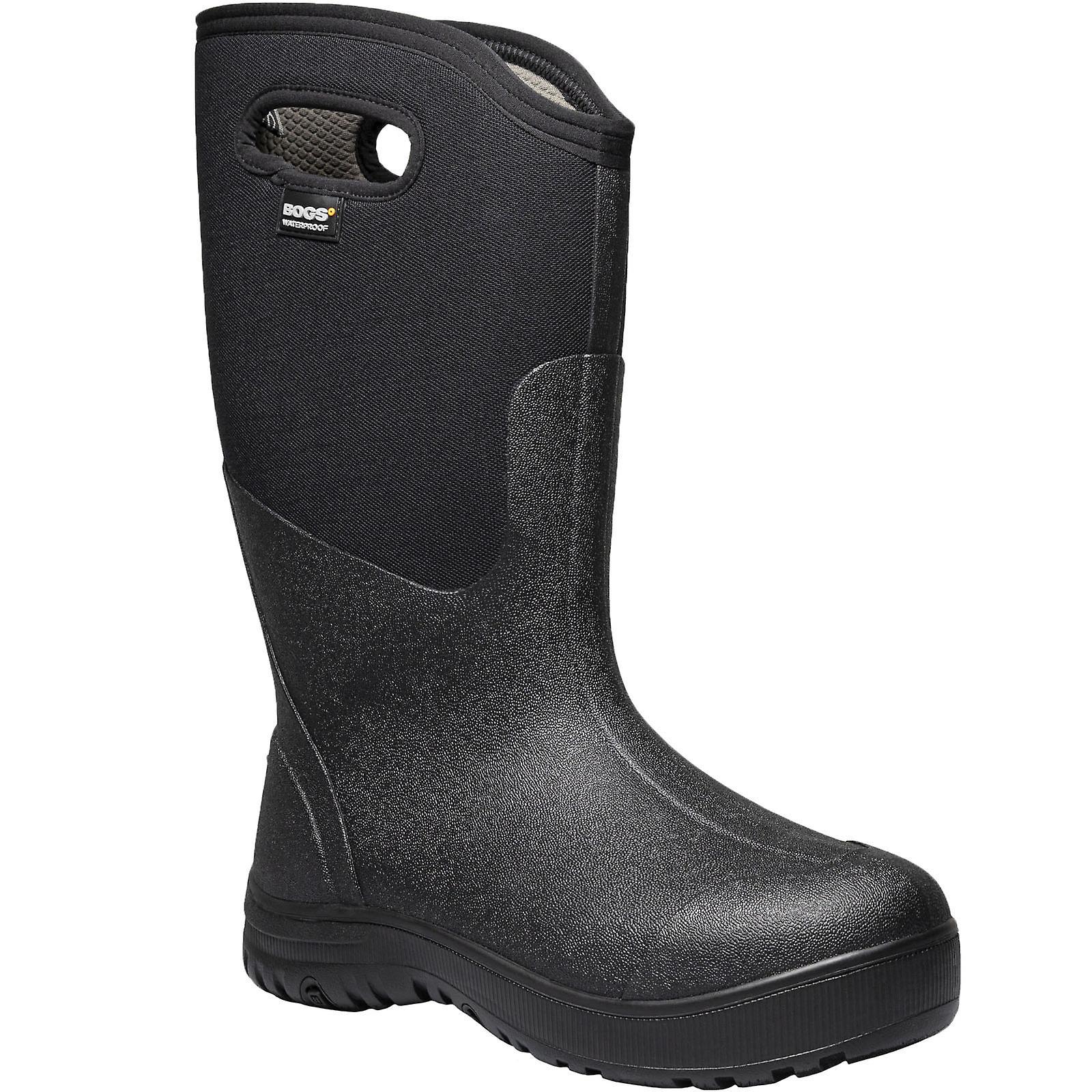 BOGS Mens Ultra High Insulated Waterproof Wellington Boots Wellies - Black 13 UK