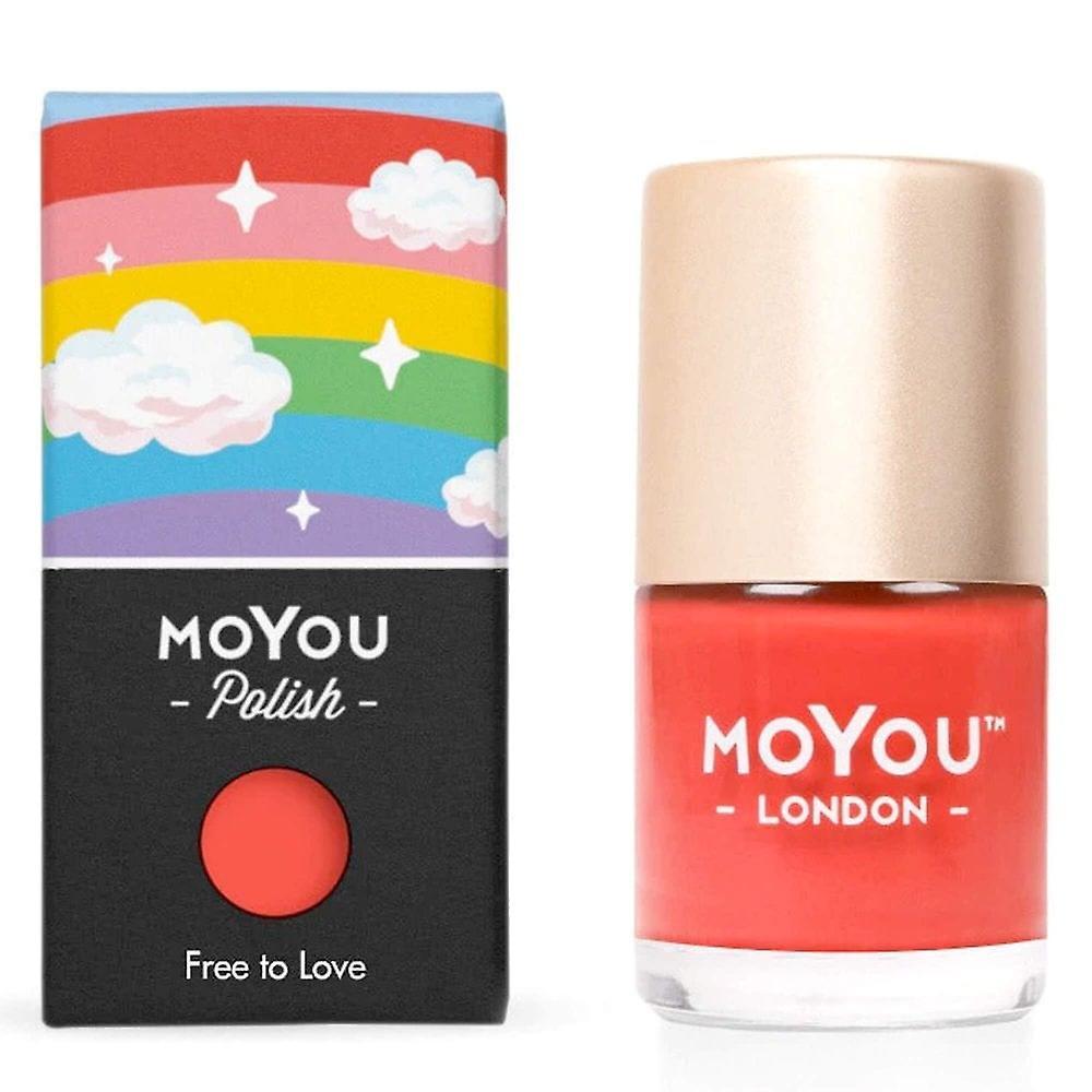 MoYou London Stamping Nail Lacquer - Free To Love 9ml