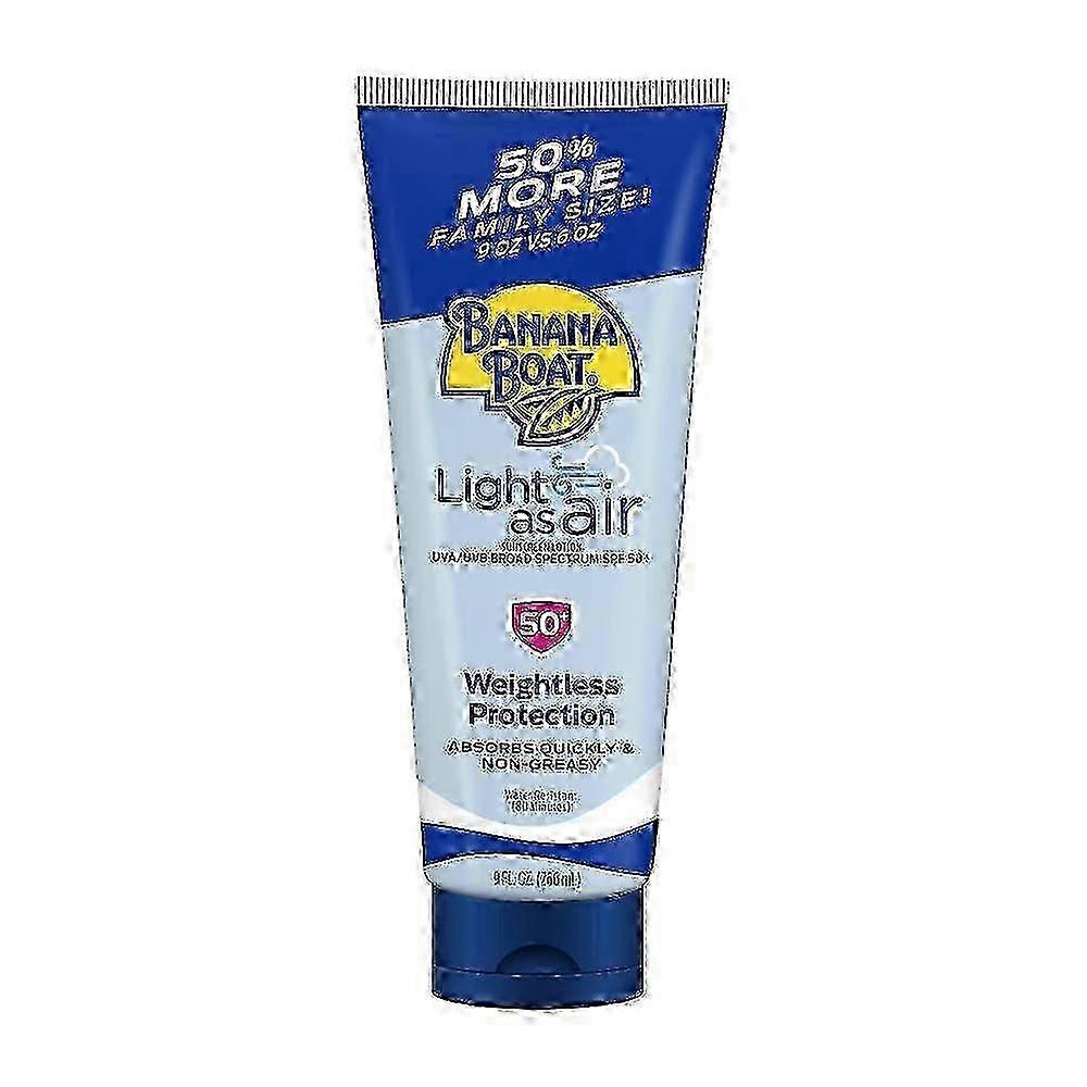 Banana boat light as air sunscreen lotion, spf 50+, 9 oz