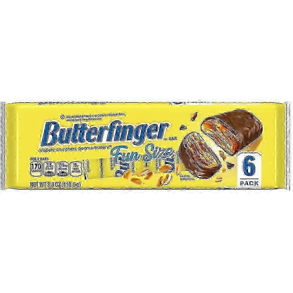 Butterfinger Peanut-buttery Chocolate Pack, Individually Wrapped, 6 Ea