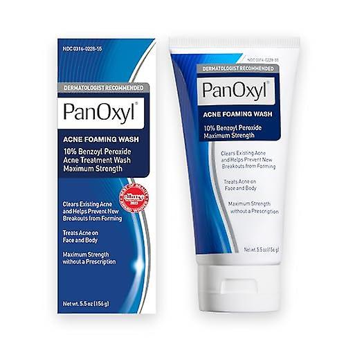 Panoxyl Acne Foaming Wash Benzoyl Peroxide 10% 5.5 Oz