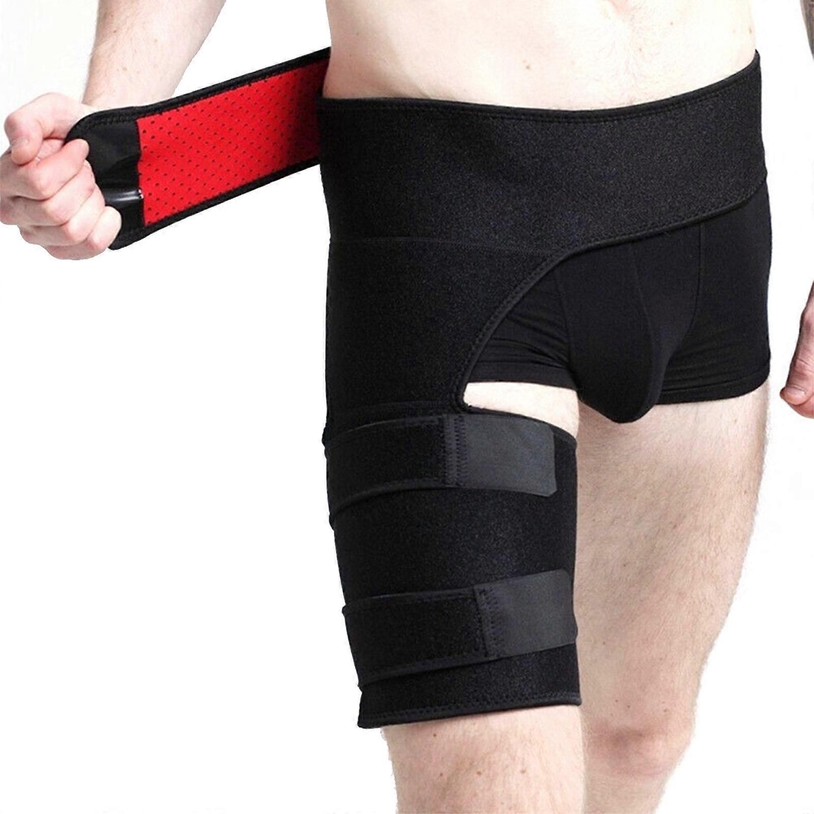 Unbrand Compression Strap Sciatica Groin Pain Relief Thigh Support Hip Brace NEW