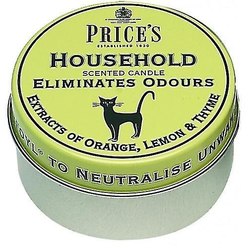 Price's Candles Prices Candles Household Tin Yellow 7cm