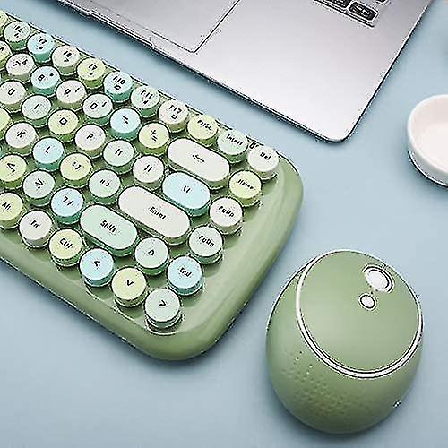 Jubee Wireless Candy Keyboard Mofii Mini Keyboard Mouse Combo Set Mix Color 2.4g