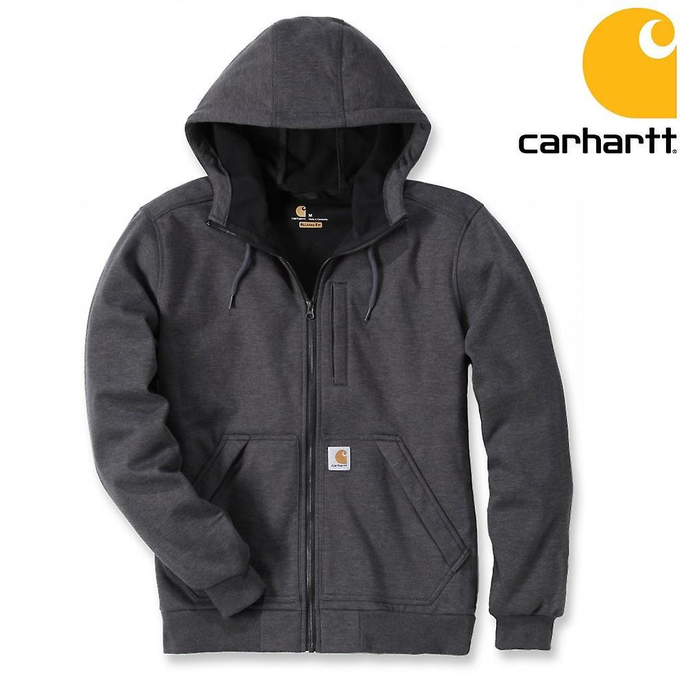 Carhartt Men's Zip Hoodie Wind Fighter Hooded Carbon Heather XXL