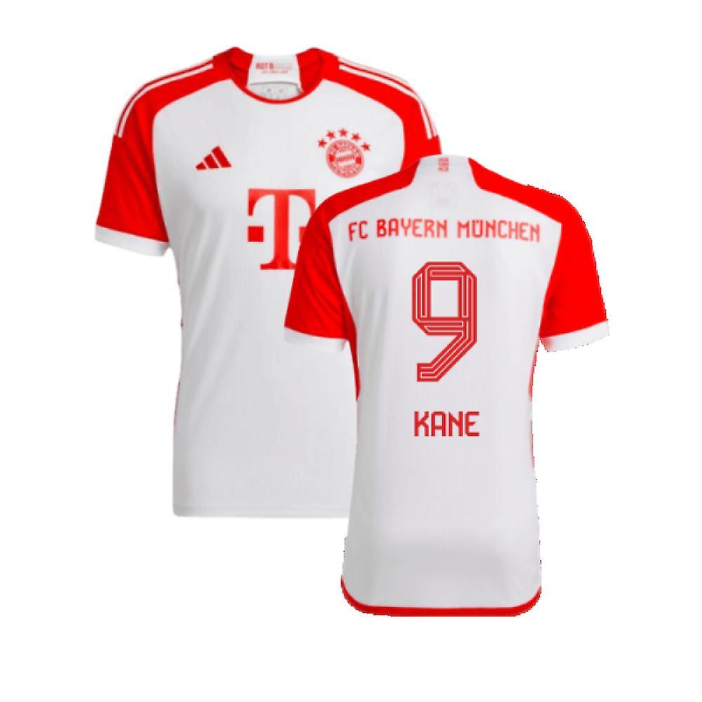 Adidas 2023-2024 Bayern Munich Home Shirt (Kane 9) White Medium 38-40 inch Chest