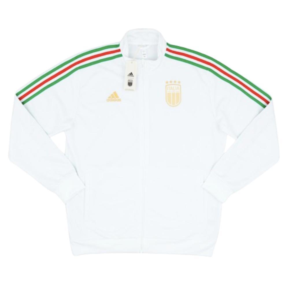 Adidas 2024-2025 Italy DNA Track Top (White) Medium 38-40 inch Chest