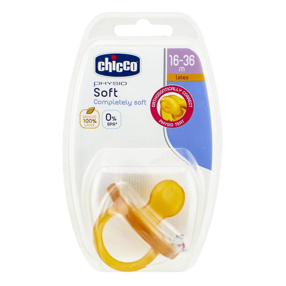 Chicco Comfortable Physio Soft Latex Soother 16-36 Months Age Range 1 Pack