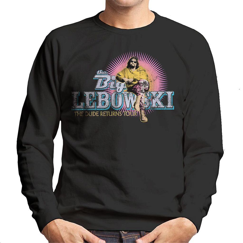 The Big Lebowski The Dude Returns Tour Men's Sweatshirt Black Large