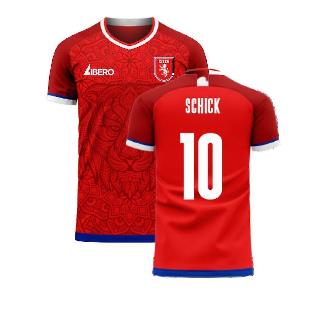 Libero Sportswear Czech Republic 2024-2025 Home Concept Kit (Libero) (SCHICK 10) Red M