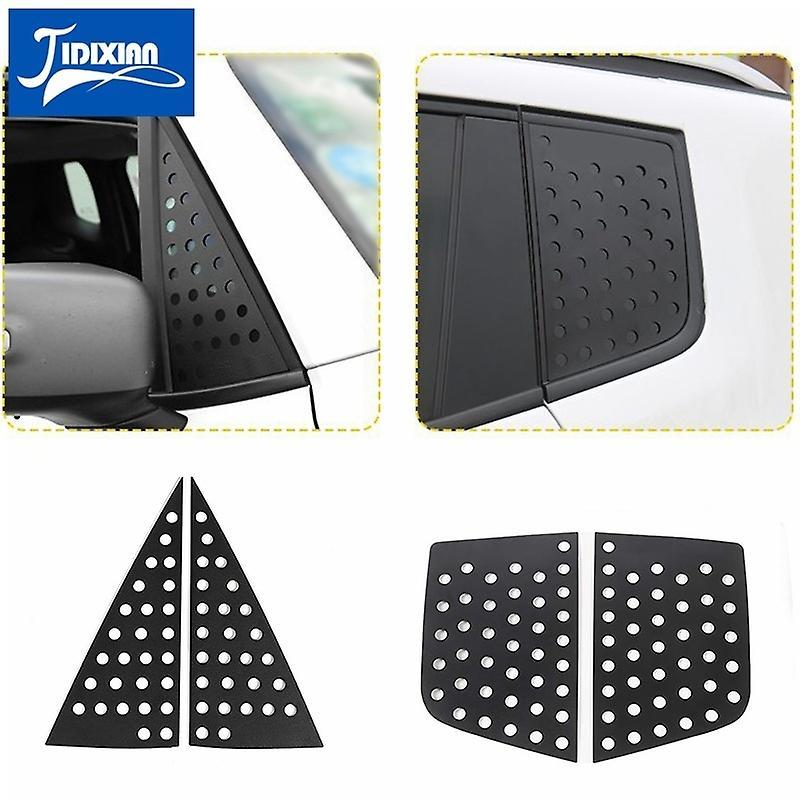 Car Window Nets Jidixan Car Front Rear Window Triangle Glass Decoration Cover Accessories For Jeep Renegade 2016 2017 2018 2019 2020 2021 2022