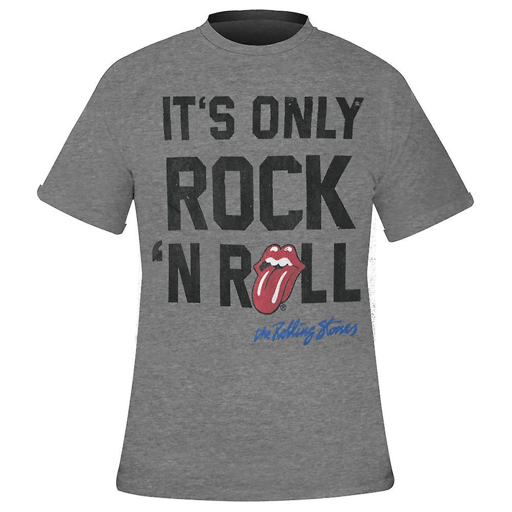 RockShark THE ROLLING STONES It's Only Rock 'n Roll T-shirt Dark Grey L